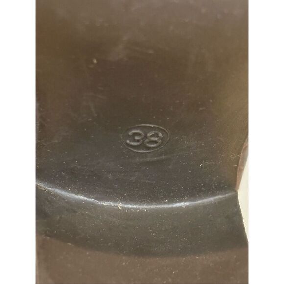 Bellini Women's Waterproof‎ Suede Croc Block Heels Coffee Chelsea Boots Sz 7-7.5 - Picture 7 of 7